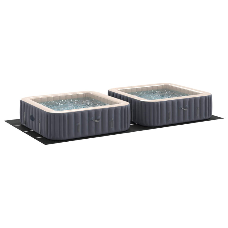 Vidaxl Schwimmbadbodenplane schwarz 820 x 420 x 0,1 cm Vliesstoff