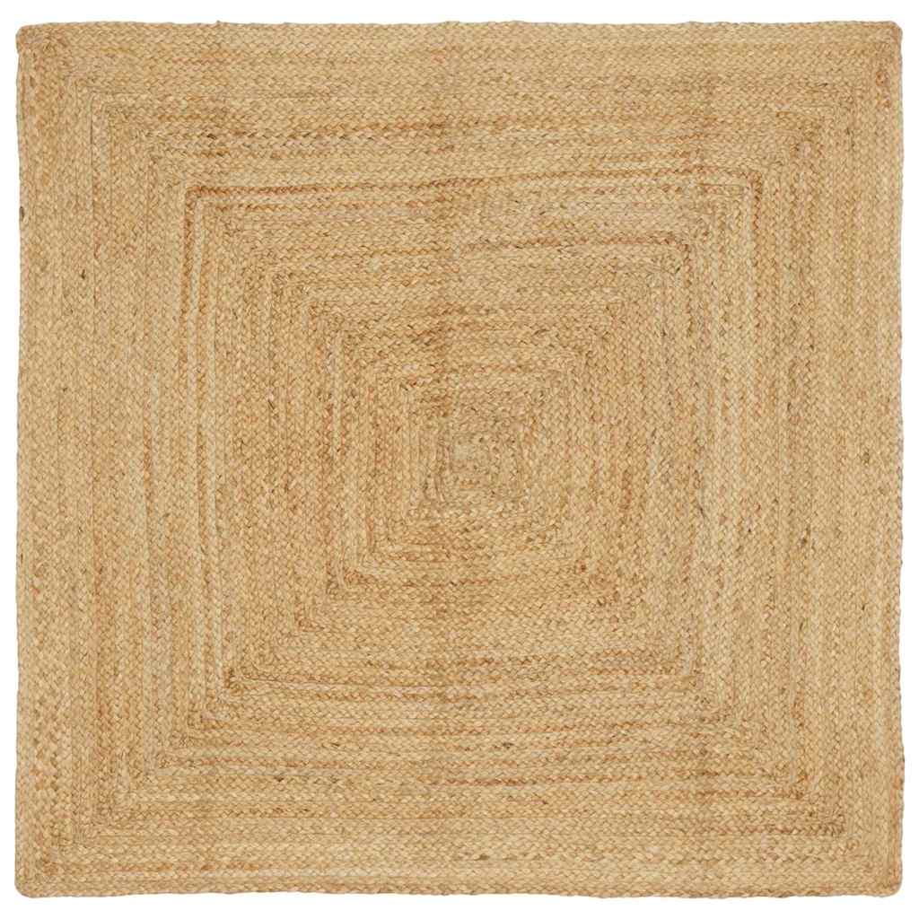 Vidaxx Flächenteppich Beige 120 x 120 cm Jute