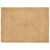 Vidaxx Flächenteppich Beige 120 x 170 cm Jute
