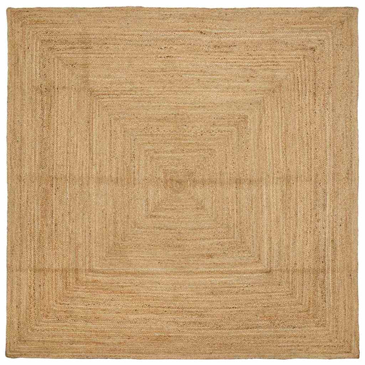 Vidaxx Flächenteppich Beige 240 x 240 cm Jute