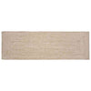 Vidaxx Teppiche rechteckig Natur und Weiß 60 x 200 cm Jute