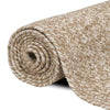 Vidaxl rechteckige Teppiche natur und weiß 80 x 150 cm Jute