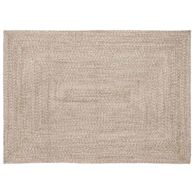 Vidaxx Teppiche rechteckig Natur und Weiß 140 x 200 cm Jute