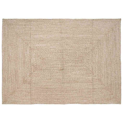 Vidaxx Teppiche rechteckig Natur und Weiß 160 x 230 cm Jute