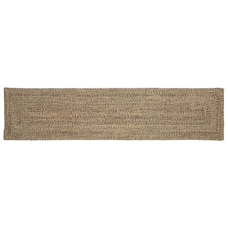 Vidaxx Teppiche rechteckig Natur und Schwarz 60 x 200 cm Jute