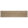 Vidaxx Teppiche rechteckig Natur und Schwarz 60 x 250 cm Jute