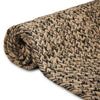 VidaXL Teppiche quadratisch Natur und Schwarz 160 x 160 cm Jute