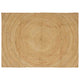 Vidaxx rechteckige braune Teppiche 120 x 170 cm Jute