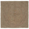 Vidaxx Teppiche quadratisch grau 120 x 120 cm Jute