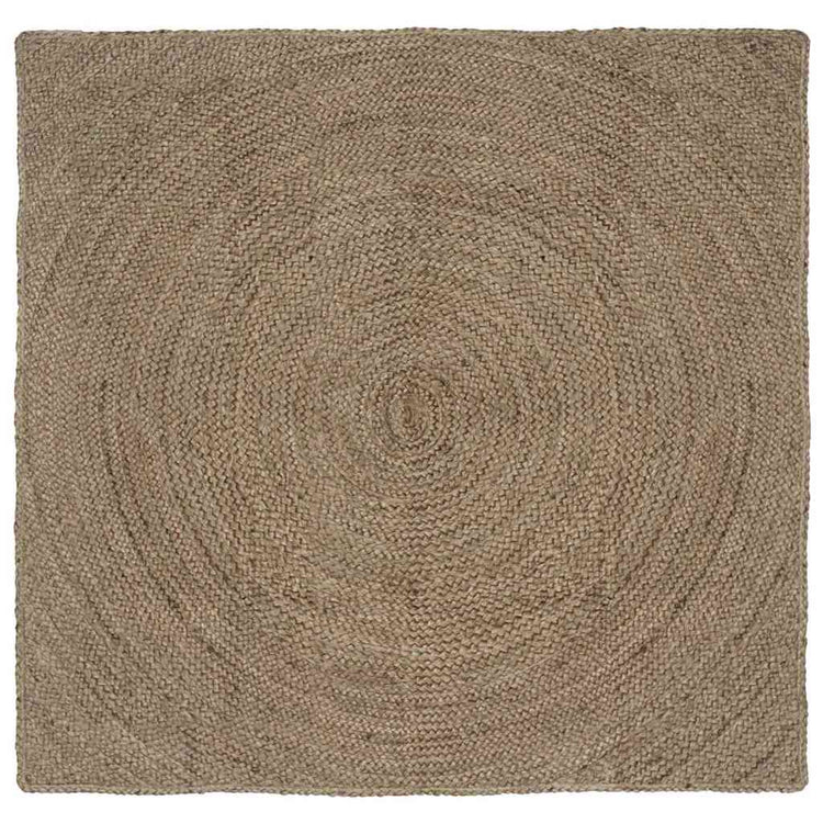 Vidaxx Teppiche quadratisch grau 120 x 120 cm Jute