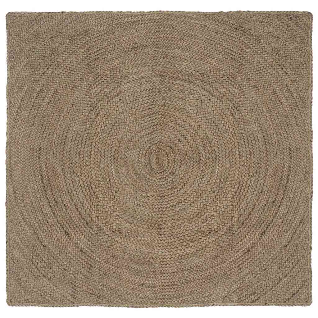 Vidaxx Teppiche quadratisch grau 160 x 160 cm Jute