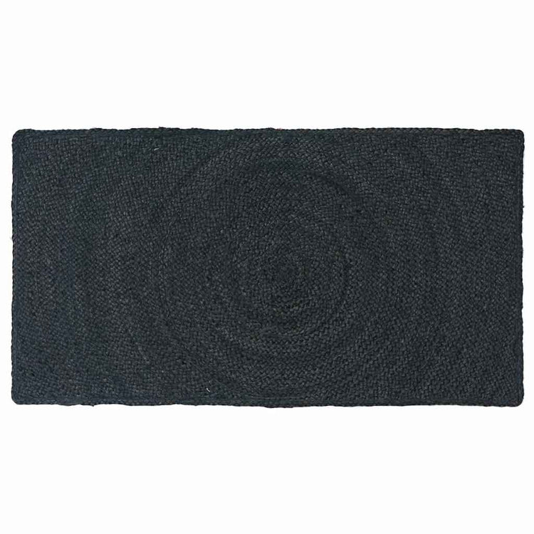 Vidaxl Teppiche rechteckig dunkelgrau 60 x 110 cm Jute