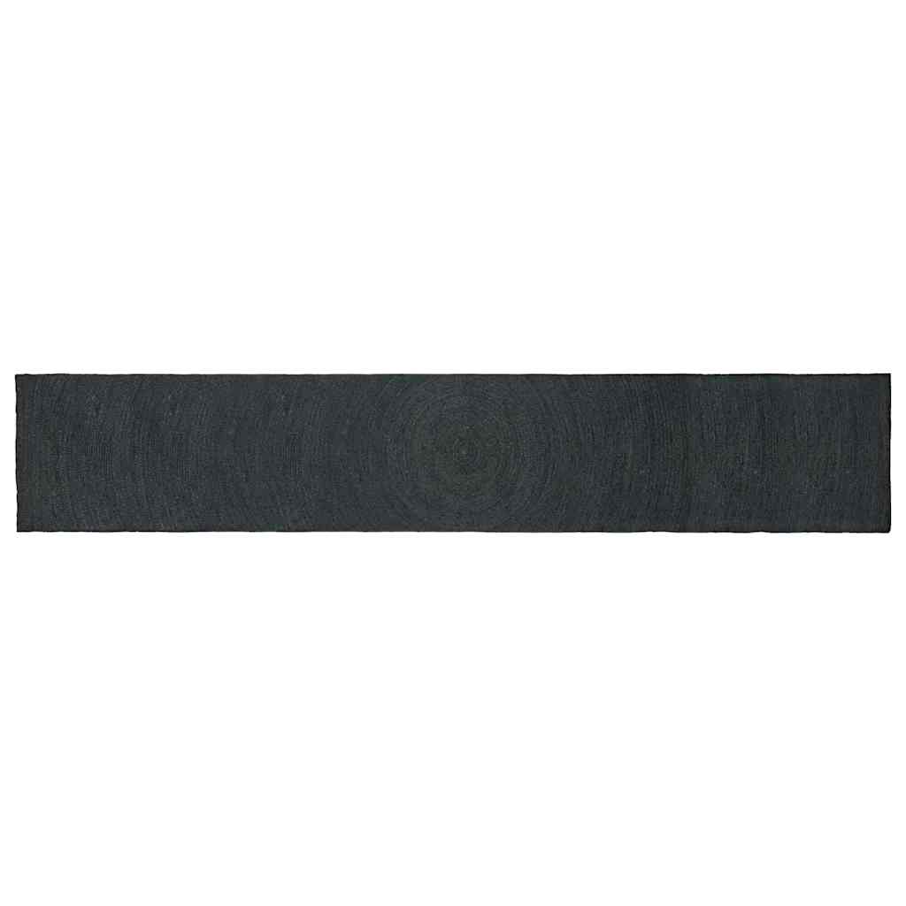 Vidaxl Teppiche rechteckig dunkelgrau 60 x 400 cm Jute