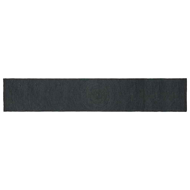 Vidaxl Teppiche rechteckig dunkelgrau 60 x 400 cm Jute