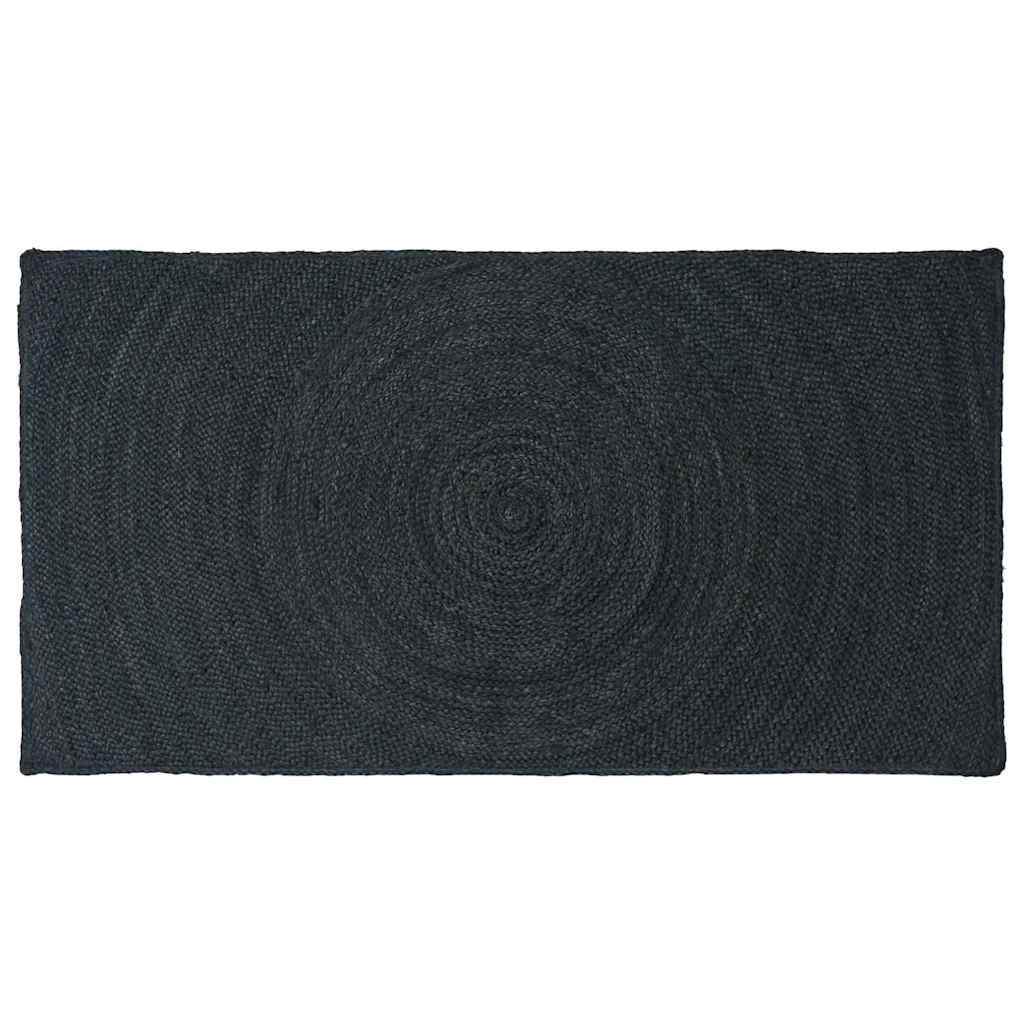 Vidaxl Teppiche rechteckig dunkelgrau 80 x 150 cm Jute