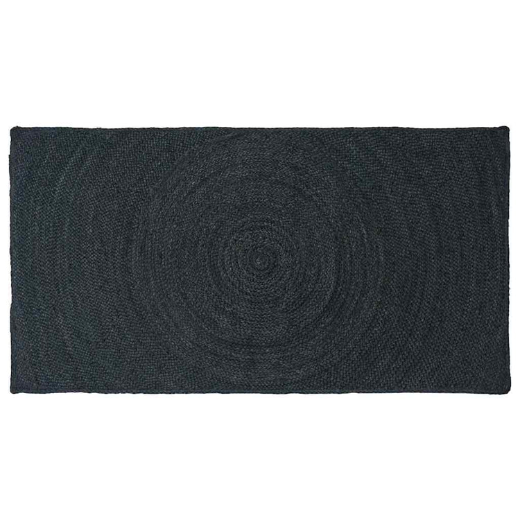 Vidaxl Teppiche rechteckig dunkelgrau 80 x 150 cm Jute