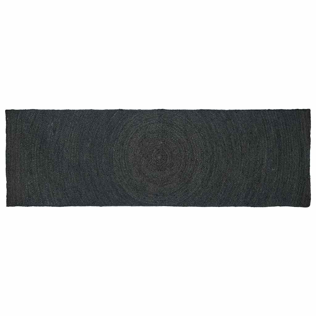 Vidaxl Teppiche rechteckig dunkelgrau 80 x 250 cm Jute