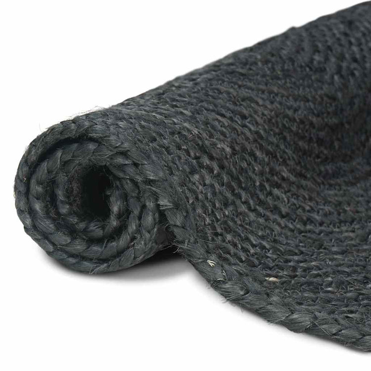 Vidaxl Teppiche quadratisch dunkelgrau 200 x 200 cm Jute