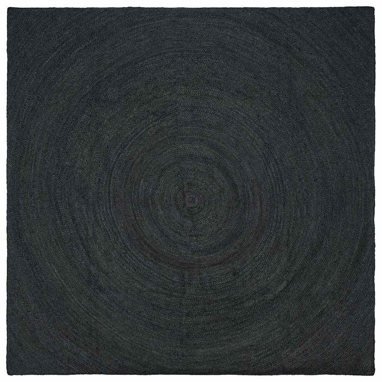 Vidaxl Teppiche quadratisch dunkelgrau 240 x 240 cm Jute