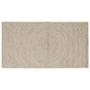 Vidaxx Teppiche rechteckig Natur und Weiß 100 x 200 cm Jute