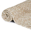 Vidaxx Teppiche rechteckig Natur und Weiß 240 x 340 cm Jute