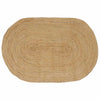 Vidaxl Teppiche oval natur 152 x 245 cm Jute