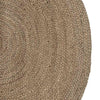 Vidaxl Teppiche oval grau 100 x 152 cm Jute