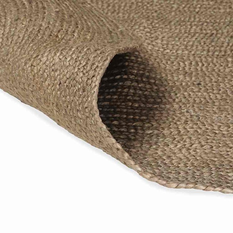 Vidaxl Teppiche oval grau 122 x 183 cm Jute