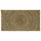 Vidaxx Teppich Natur und Schwarz 60 x 110 cm Jute