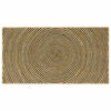 Vidaxx Teppich Natur und Schwarz 80 x 150 cm Jute