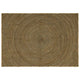 Vidaxx Teppich Natur und Schwarz 240 x 340 cm Jute