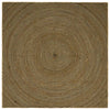Vidaxx Teppich Natur und Schwarz 300 x 300 cm Jute