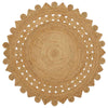 Vidaxx Teppich braun ø 180 cm Jute