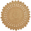 Vidaxx Teppich braun ø 210 cm Jute