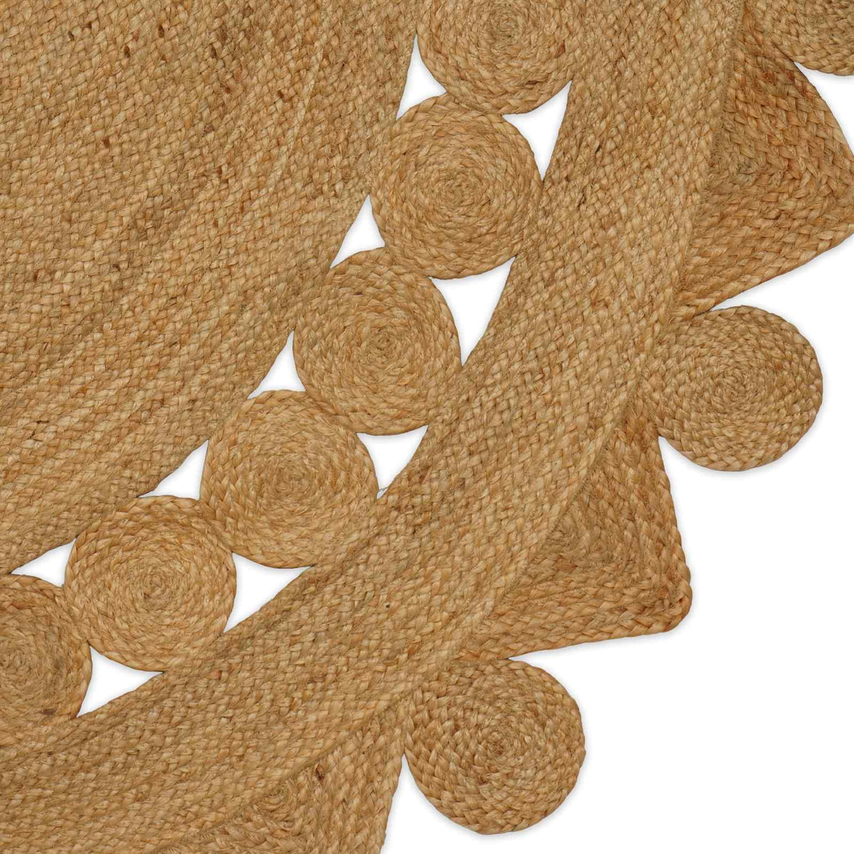 Vidaxx Teppich braun ø 240 cm Jute