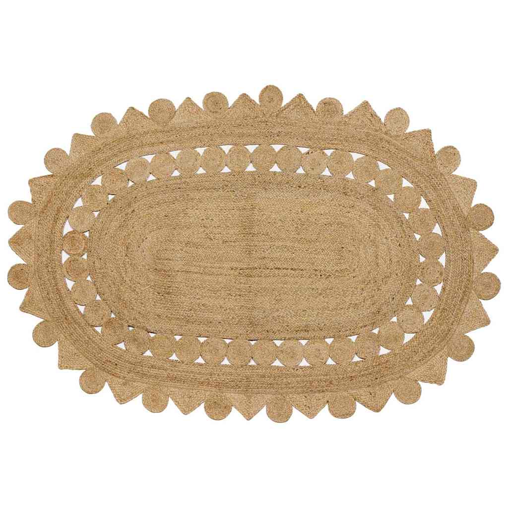 Vidaxx Teppich braun 152 x 245 cm Jute