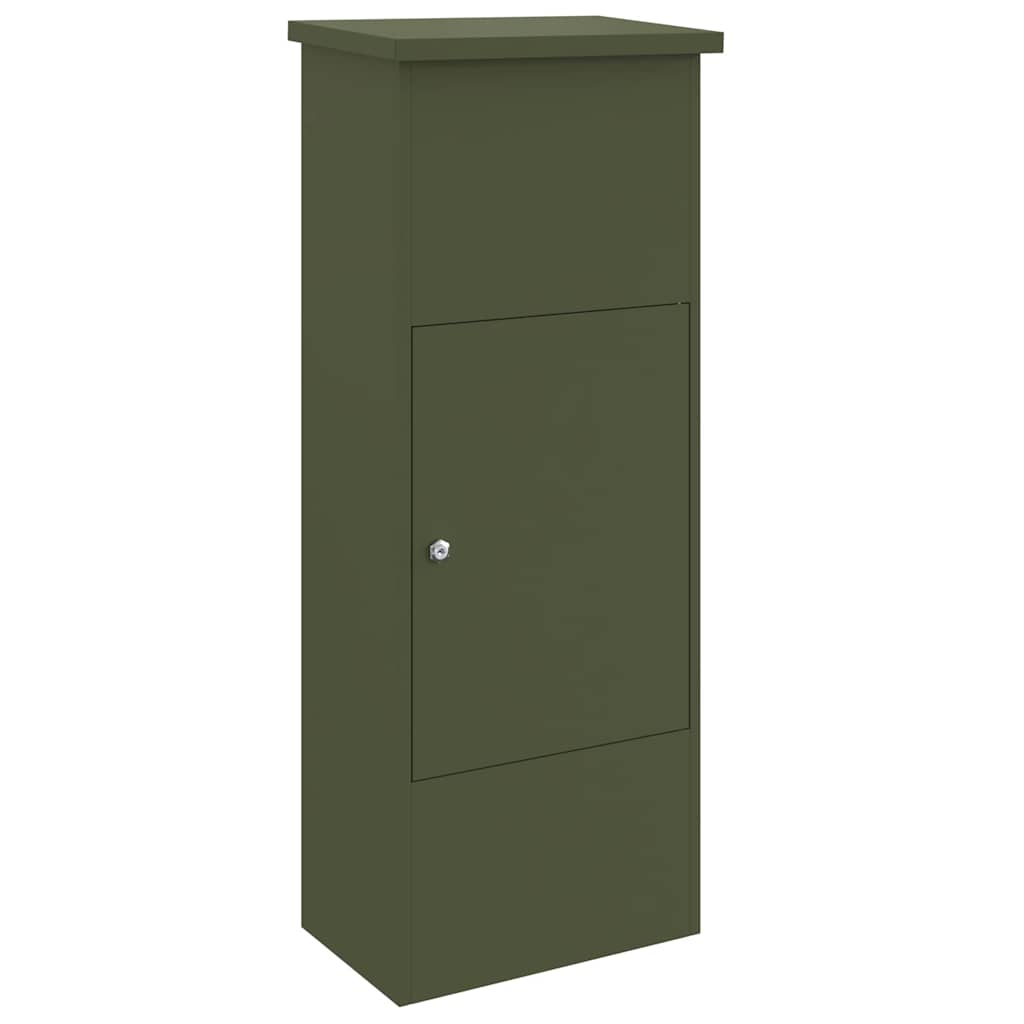 Vidaxx Beipackzettel olivgrün 44,5 x 29 x 110,5 cm Stahl
