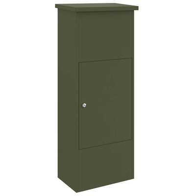 Vidaxx Beipackzettel olivgrün 44,5 x 29 x 110,5 cm Stahl