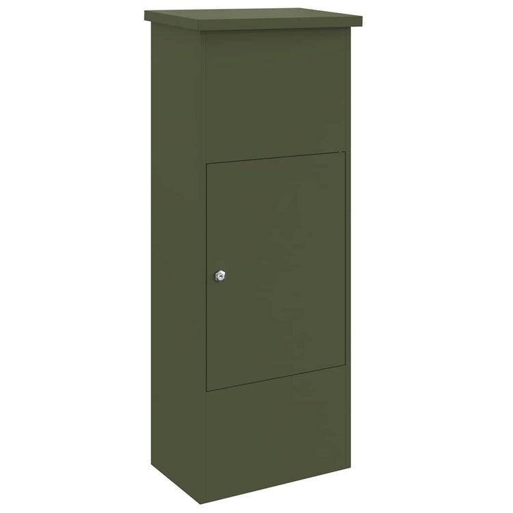 Vidaxx Beipackzettel olivgrün 44,5 x 29 x 110,5 cm Stahl