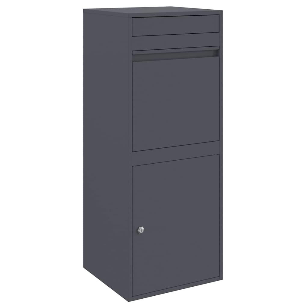 Vidaxx Paketeinsatzbox mit Aufbewahrung Anthrazit 41 x 38 x 103 cm Stahl