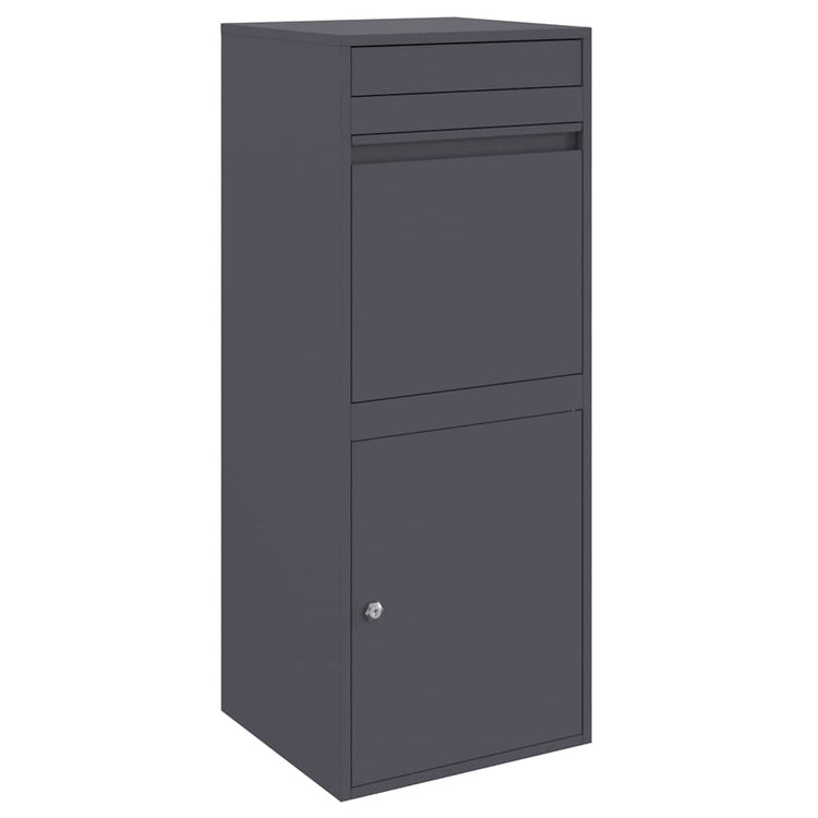 Vidaxx Paketeinsatzbox mit Aufbewahrung Anthrazit 41 x 38 x 103 cm Stahl