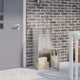 Vidaxx Paketbeilagebox Silber 47,5 x 38 x 59 cm Edelstahl