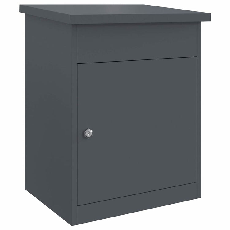 Vidaxx Paketeinsatzbox mit Aufbewahrung Anthrazit 47,5 x 38 x 59 cm Stahl