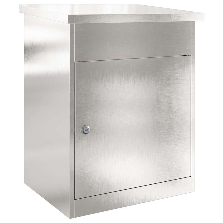 Vidaxx Paketbeilagebox Silber 47,5 x 38 x 59 cm Edelstahl