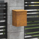 Vidaxl Paketbeilagebox rostig 47,5 x 38 x 59 cm Cortenstahl