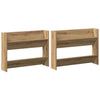 VidaXL Schuhschrank 2 Stk. Artisan Eiche 85 x 18 x 90 cm Holzwerkstoff