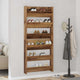 VidaXL Schuhschrank 2 Stk. Altholz 85 x 18 x 90 cm verarbeitetes Holz