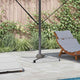 Vidaxx Sonnenschirmständer Silber 23 x 14 x 6 cm