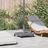 Vidaxx Sonnenschirmständer dunkelgraue Holzoptik 45 x 45 x 31,5 cm