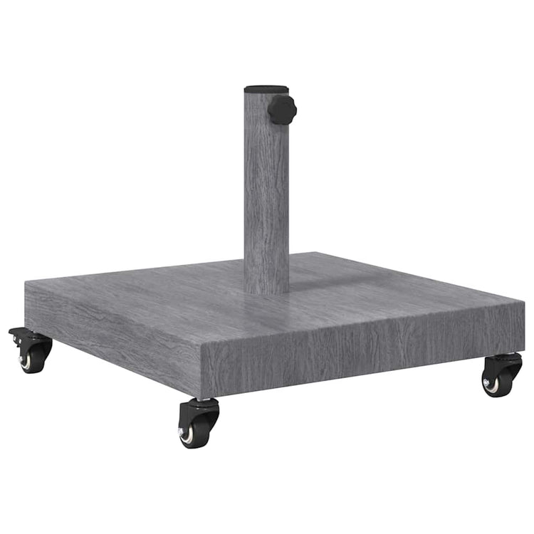 Vidaxx Sonnenschirmständer dunkelgraue Holzoptik 45 x 45 x 31,5 cm